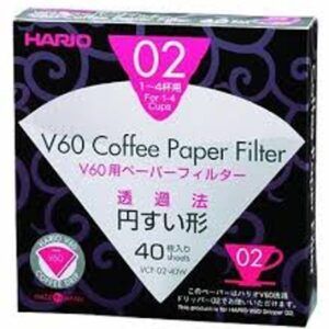 Filtros v60 02 Hario 40 Unidades