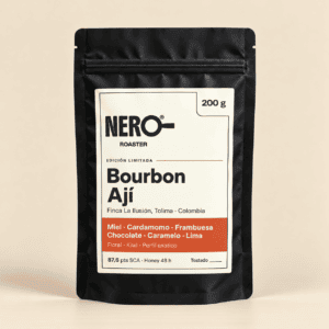 Bolsa Bourbon Ají Edición Limitada Nero Roaster 200 g