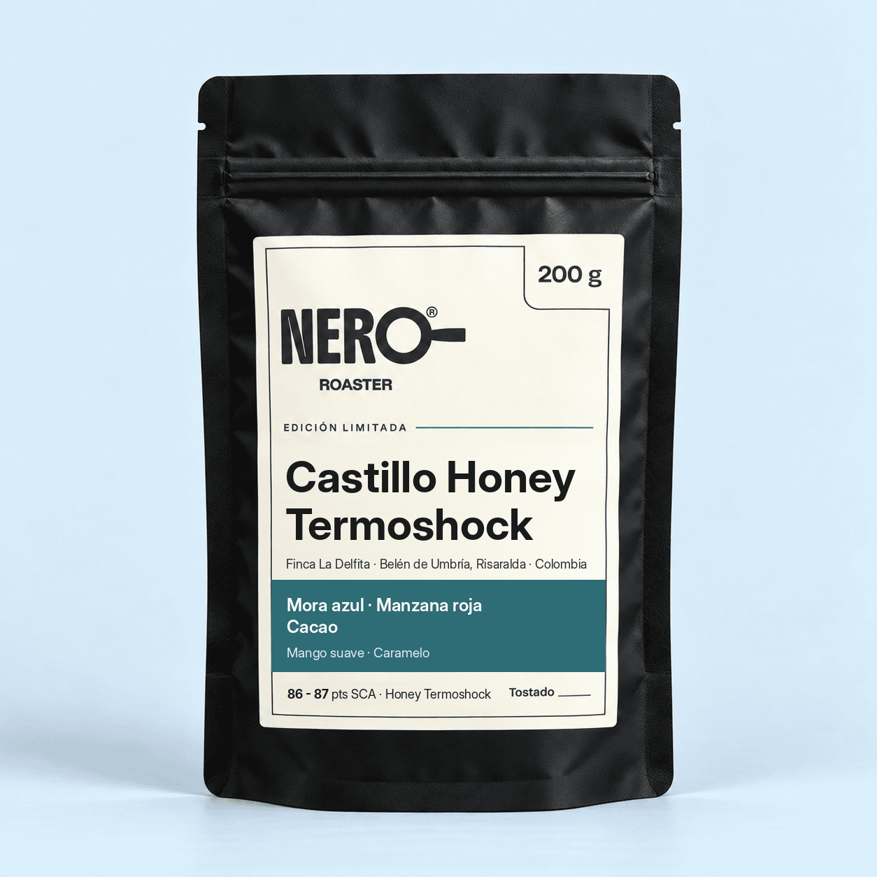 Bolsa Castillo Honey Termoshock Edición Limitada Nero Roaster
